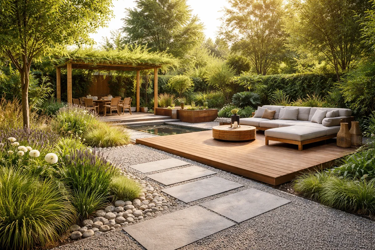Comment aménager un jardin design avec des matériaux écologiques